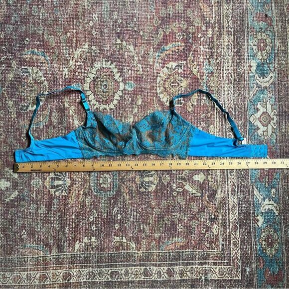 Skarlett Blue x FP Intimately Elegant Blue Lace Women's Bra - Picture 1 of 10